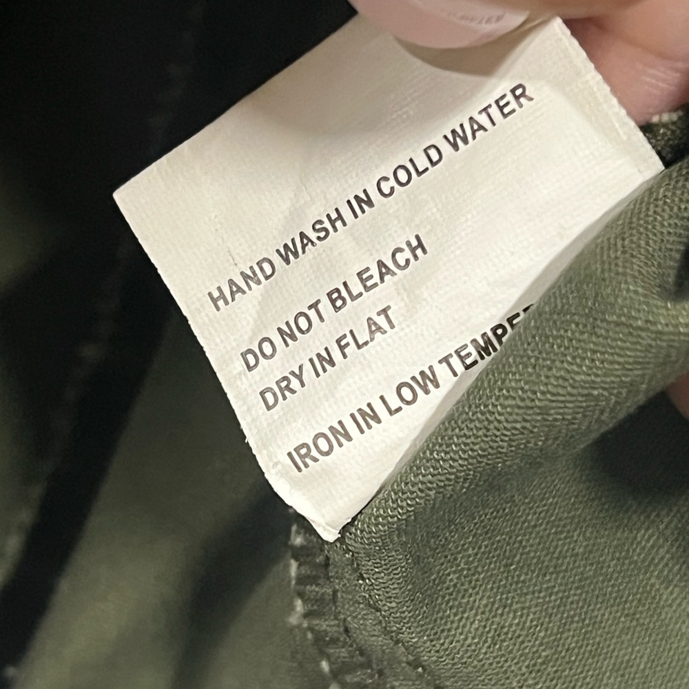 Solitaire Olive Utility Jacket With Button Accents - image 8